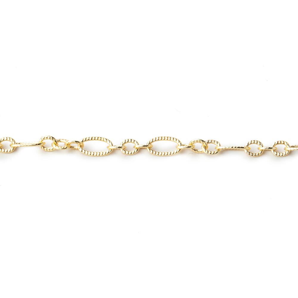 3 Feet - 3.5mm Multiple Corrugated Oval Link Chain (ONLINE ORDER ONLY)