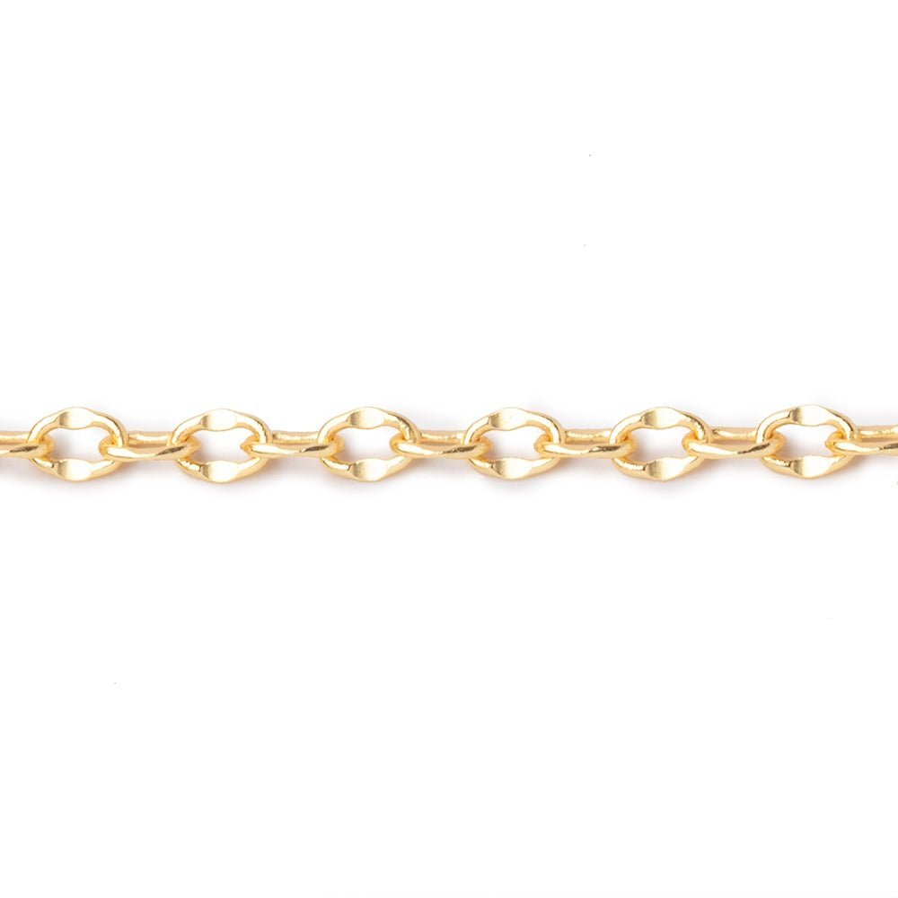 3 Feet - 3mm Divot Oval Link Chain (ONLINE ORDER ONLY)