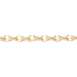 3 Feet - 3mm Divot Oval Link Chain (ONLINE ORDER ONLY)
