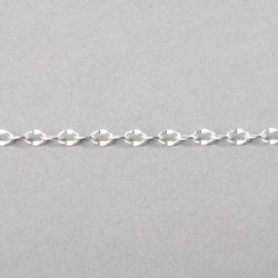 3 Feet - 3mm Divot Oval Link Chain (ONLINE ORDER ONLY)