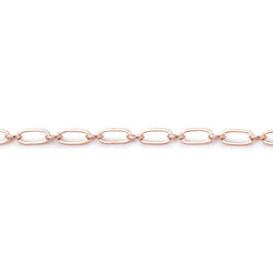 3 Feet - 3mm Drawn Oval & Link Chain (ONLINE ORDER ONLY)