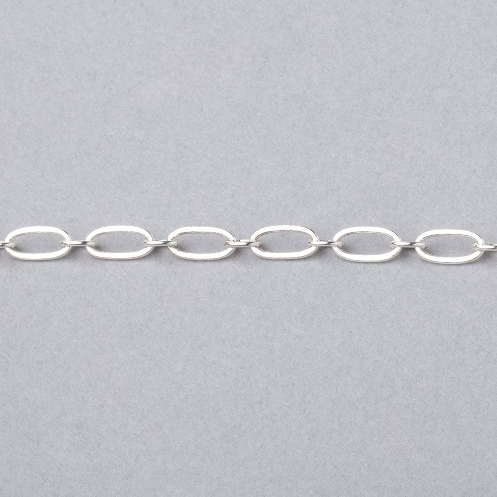 3 Feet - 3mm Drawn Oval & Link Chain (ONLINE ORDER ONLY)