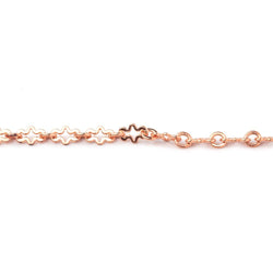 3 Feet - 3mm Fancy Cross Link Chain