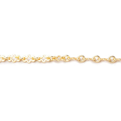 3 Feet - 3mm Fancy Cross Link Chain