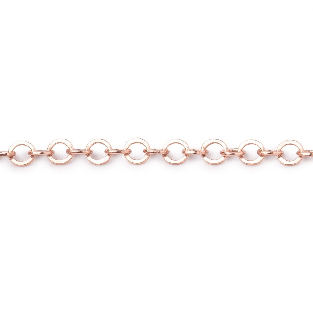 3 Feet - 3mm Flat Round Link Chain (ONLINE ORDER ONLY)