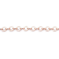 3 Feet - 3mm Flat Round Link Chain (ONLINE ORDER ONLY)