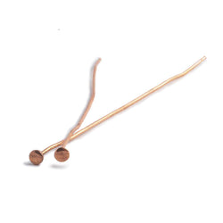 3" length Copper Headpin Round 22 Guage 22 pcs per bag (ONLINE ORDER ONLY)
