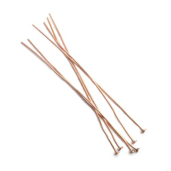 3" length Copper Headpin Round 22 Guage 22 pcs per bag (ONLINE ORDER ONLY)