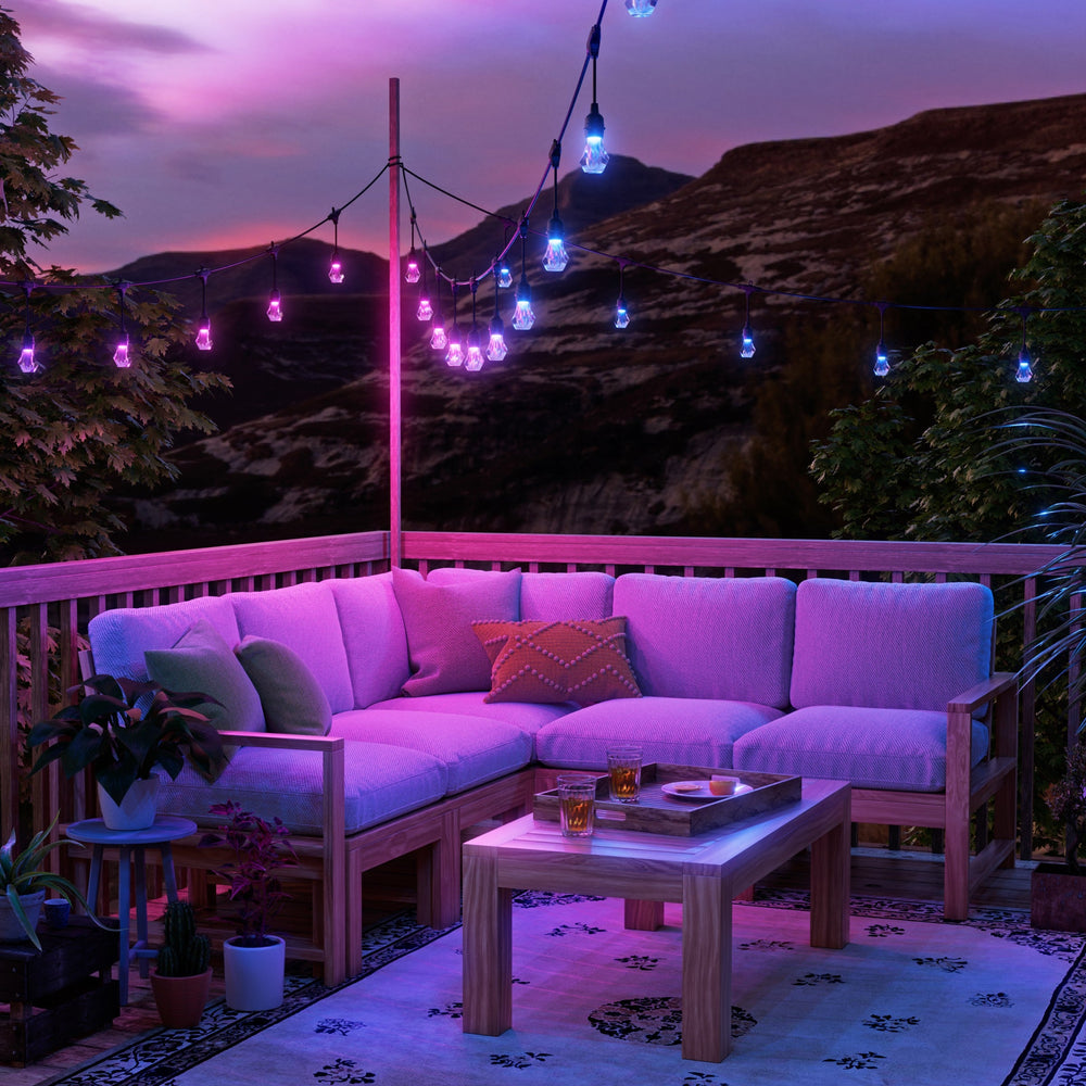 Matter Smart Multicolor Outdoor String Lights Smarter Kit 98ft (30m) (ONLINE ORDER ONLY)