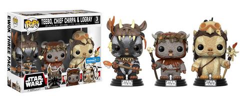 Teebo, Chief Chirpa & Logray (Ewoks) 3-pk - Walmart Exclusive (Online Order Only)