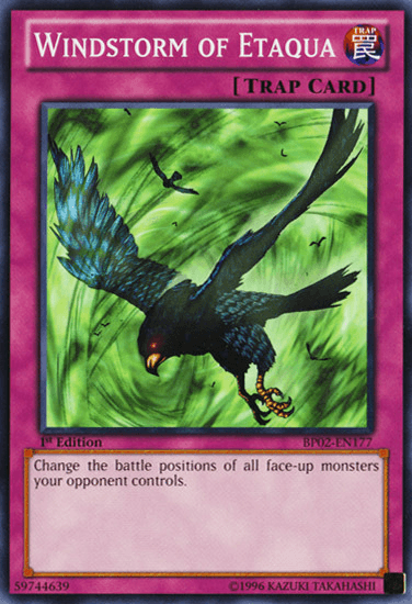 Windstorm of Etaqua [BP02-EN177] Mosaic Rare (ONLINE ORDER ONLY)