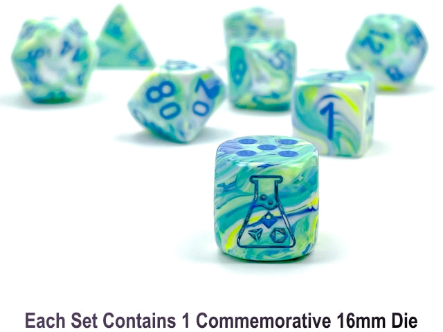 Festive® Polyhedral Garden/blue 7-Die Set (Online Only)