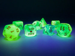 Gemini® Polyhedral Plasma Green-Teal/orange Luminary™ 7-Die Set (Online Only)