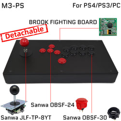 FightBox M3 All Button Leverless Arcade Game Controller for PC/PS/XBOX/SWITCH (Online Only)