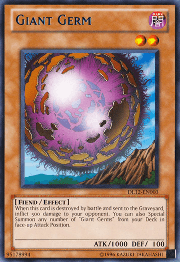 Giant Germ (Blue) [DL12-EN003] Rare (ONLINE ORDER ONLY)