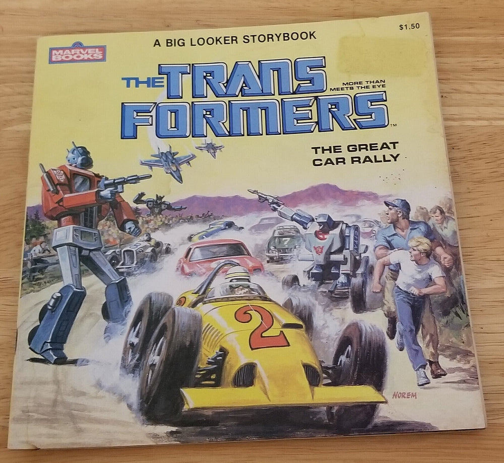 Transformers Read-Along Book – The Great Car Rally (ONLINE ORDER ONLY)