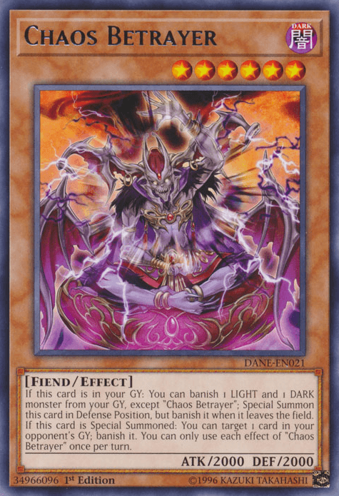 Chaos Betrayer [DANE-EN021] Rare (ONLINE ORDER ONLY)