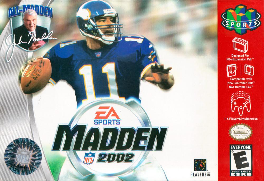 Madden 2002 (Nintendo 64) (Online Only)