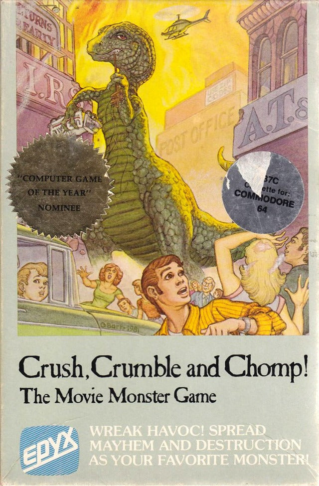 Crush, Crumble & Chomp! (Commodore 64) (ONLINE ORDER ONLY)