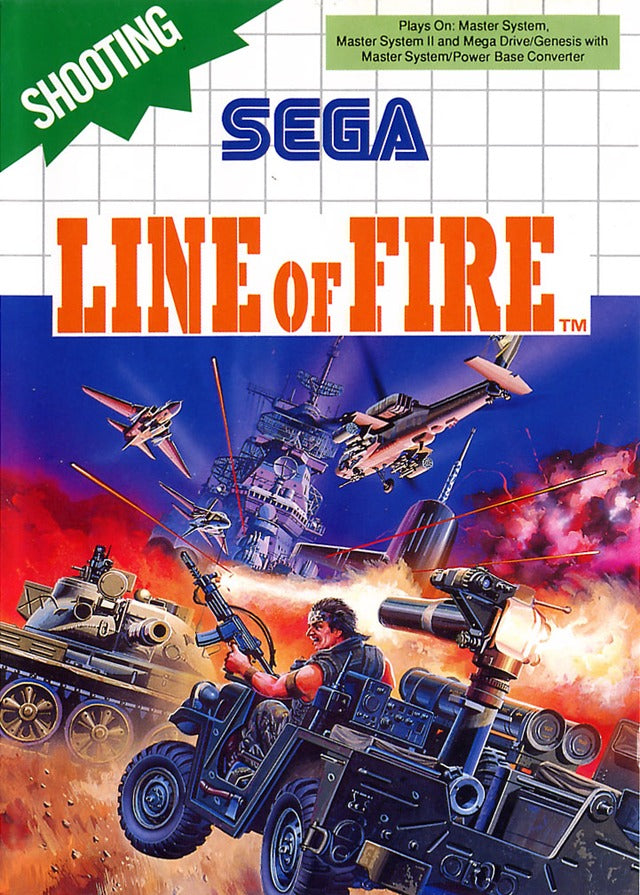 Line of Fire (Sega Master System) (ONLINE ORDER ONLY)