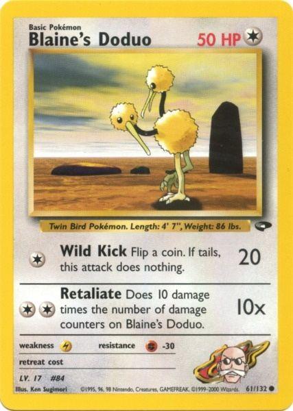 Blaine's Doduo (61/132) [Gym Challenge Unlimited] (Online Only)