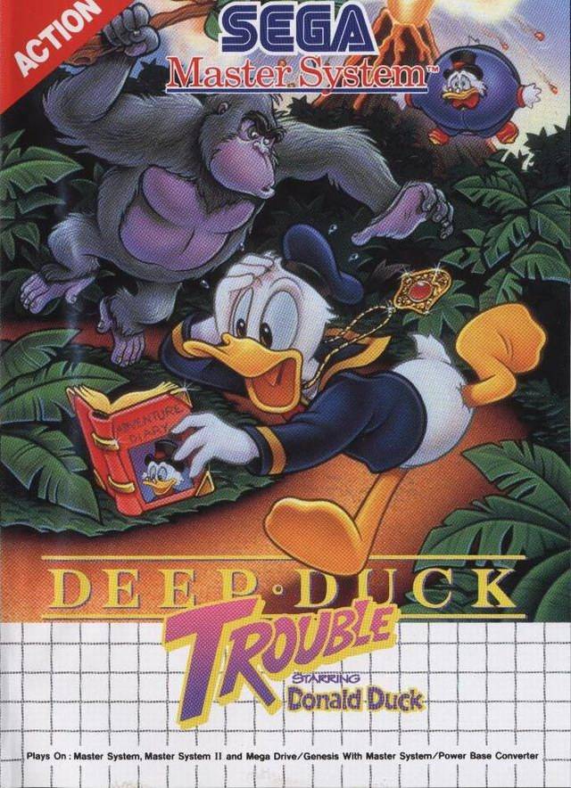 Deep Duck Trouble Starring Donald Duck (Sega Master System) (ONLINE ORDER ONLY)