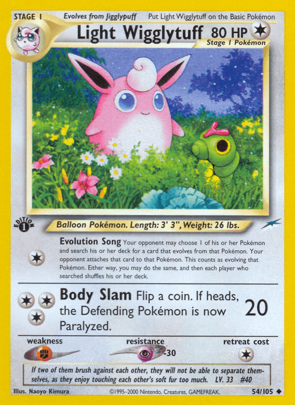 Light Wigglytuff (54/105) [Neo Destiny 1st Edition] (Online Only)