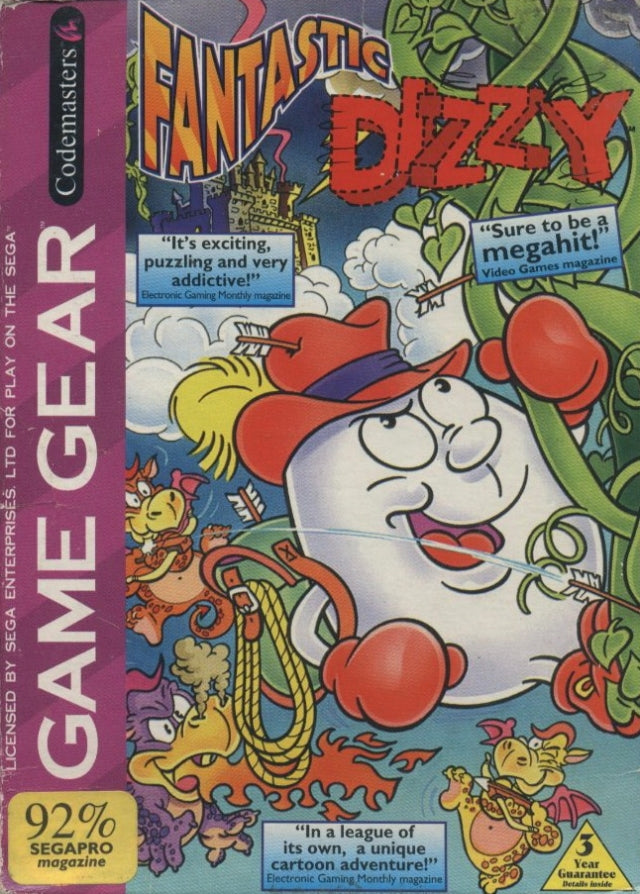 Fantastic Dizzy (Sega Game Gear) (ONLINE ORDER ONLY)