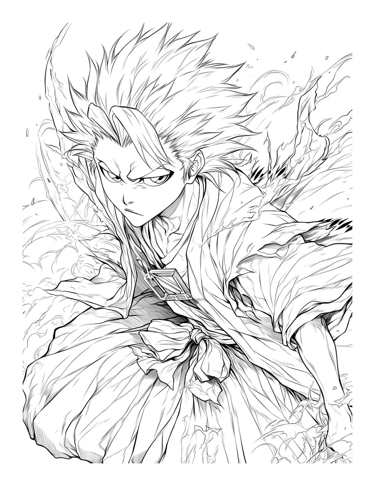 Anime Chronicles: Bankai Unleashed! A Bleach Coloring Book (Volume 7) PDF (ONLINE ORDER ONLY)