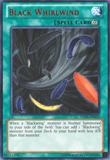Black Whirlwind (Red) [DL15-EN015] Rare (ONLINE ORDER ONLY)