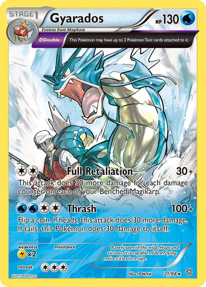 Gyarados (21/98) (Theme Deck Exclusive) [XY: Ancient Origins] (Online Only)