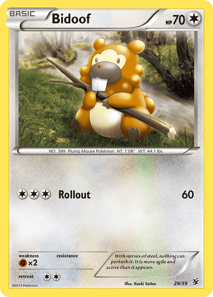 Bidoof (29/39) [XY: Kalos Starter Set] (Online Only)