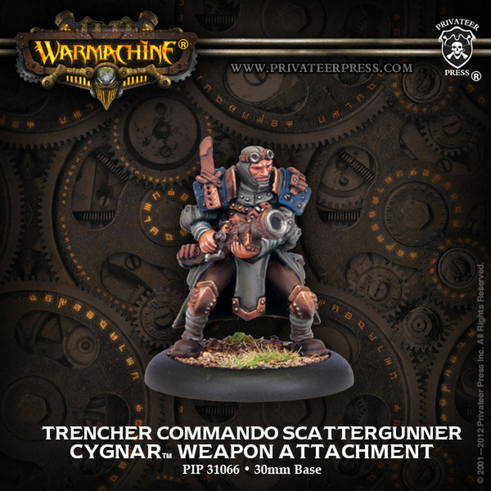 Warmachine: Cygnar Trencher Commando Scattergunner (ONLINE ORDER ONLY)