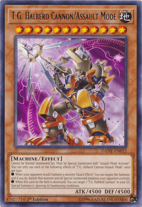 T.G. Halberd Cannon/Assault Mode [DANE-EN012] Rare (ONLINE ORDER ONLY)