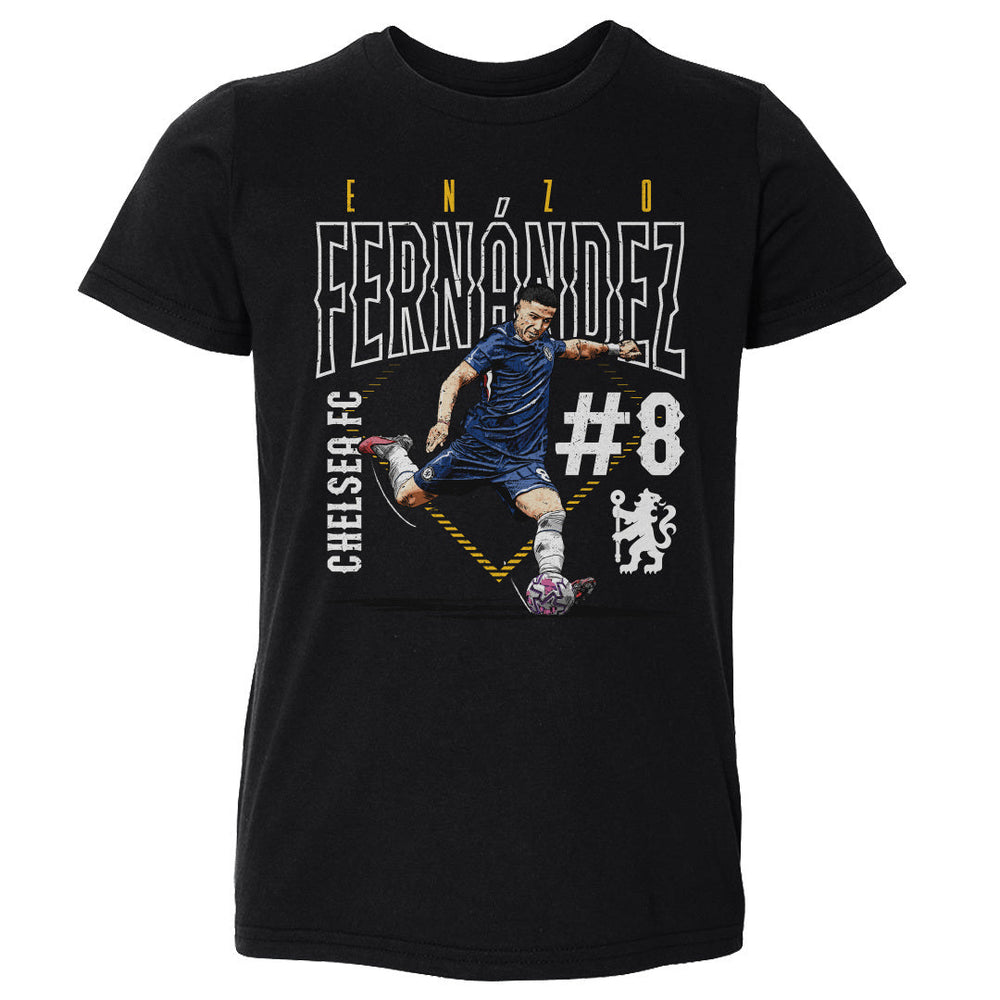 Enzo Fernandez Chelsea FC Outline Number WHT (ONLINE ORDER ONLY)
