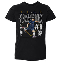 Enzo Fernandez Chelsea FC Outline Number WHT (ONLINE ORDER ONLY)