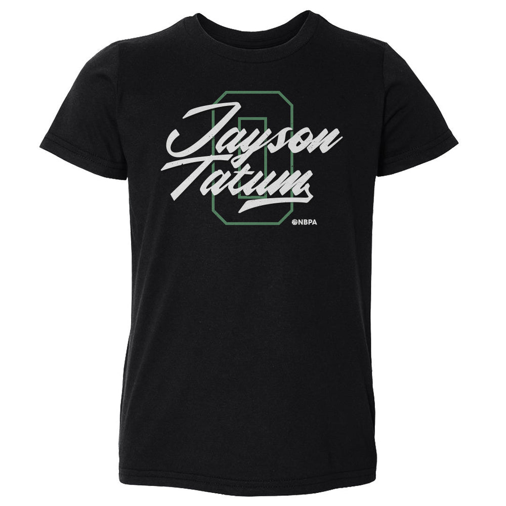 Jayson Tatum Boston Number Script WHT (ONLINE ORDER ONLY)
