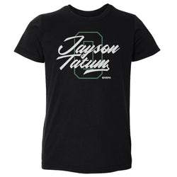 Jayson Tatum Boston Number Script WHT (ONLINE ORDER ONLY)