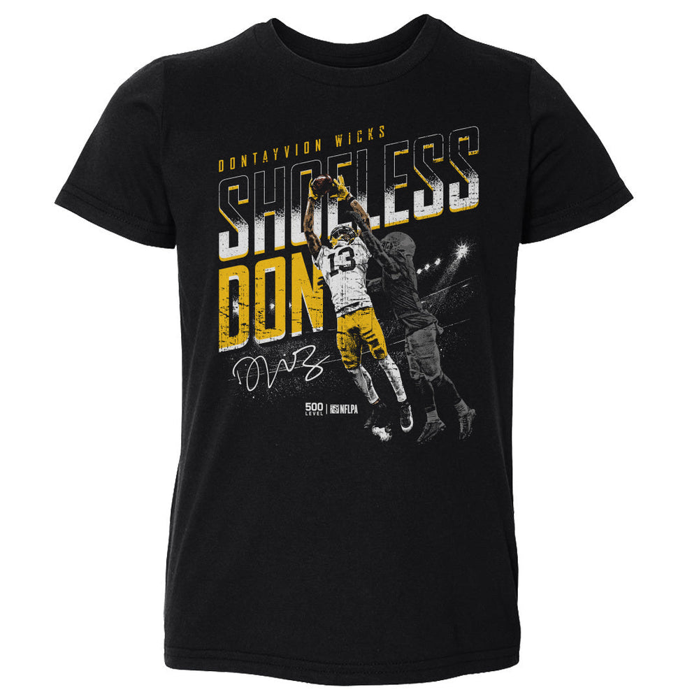 Dontayvion Wicks Green Bay Shoeless Catch WHT (ONLINE ORDER ONLY)