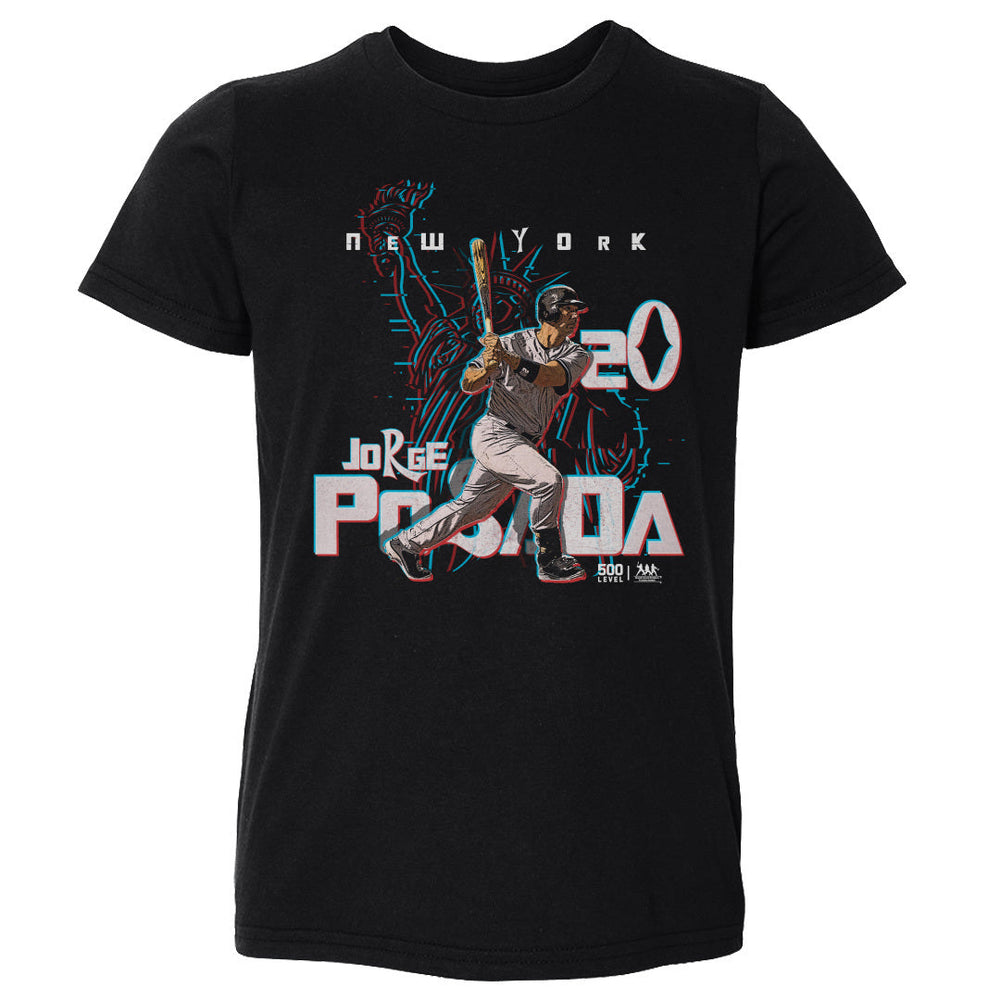 Jorge Posada New York Y 3D Graphic WHT (ONLINE ORDER ONLY)