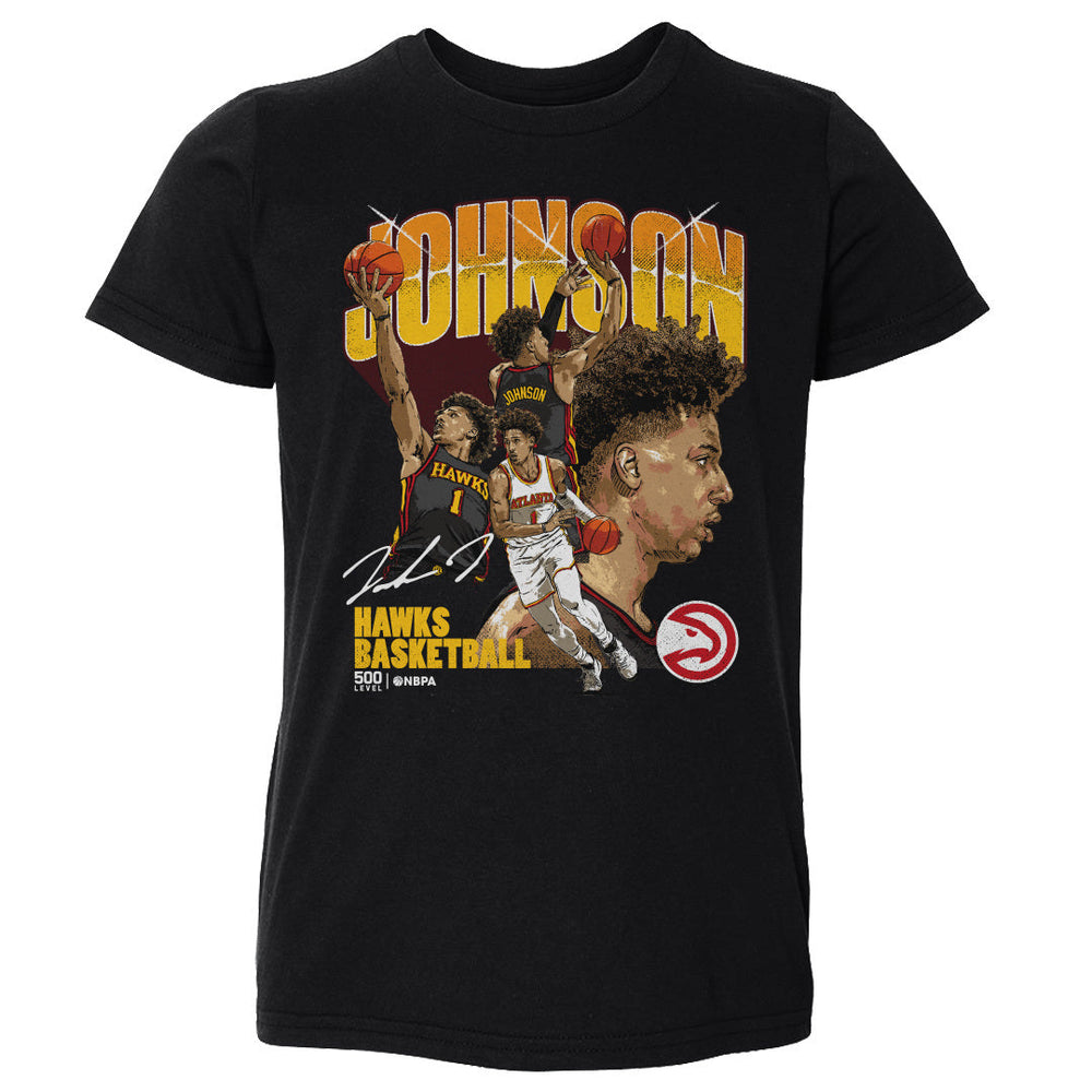 Jalen Johnson Atlanta Hawks Collage WHT (ONLINE ORDER ONLY)