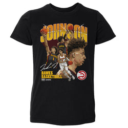 Jalen Johnson Atlanta Hawks Collage WHT (ONLINE ORDER ONLY)