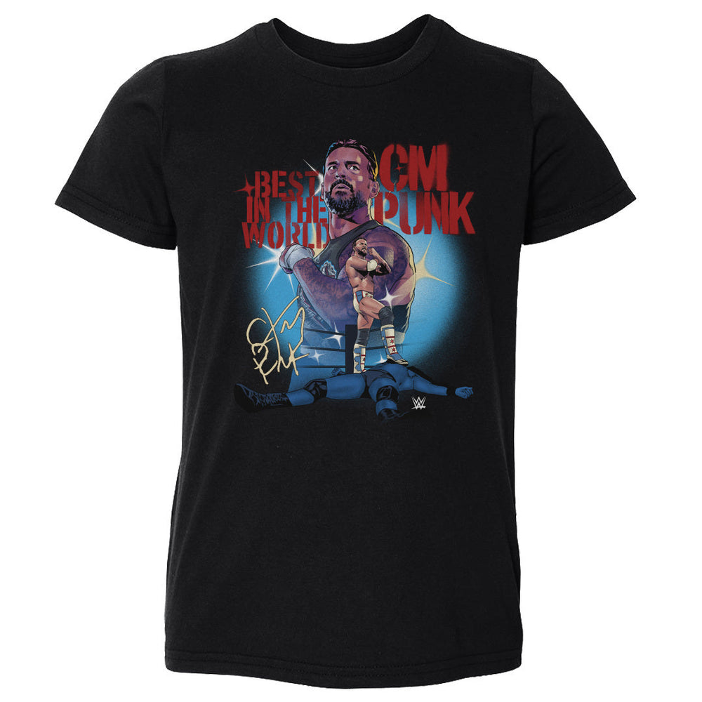 CM Punk Stencil WHT (ONLINE ORDER ONLY)