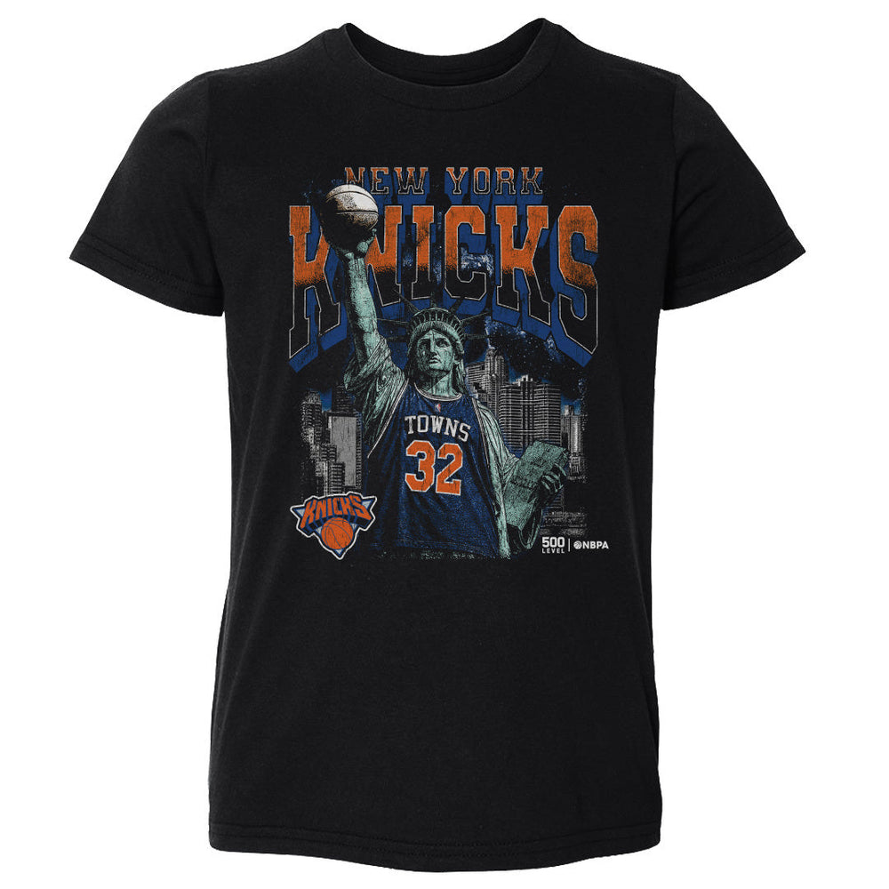 Karl-Anthony Towns New York Knicks Statue Of Liberty WHT