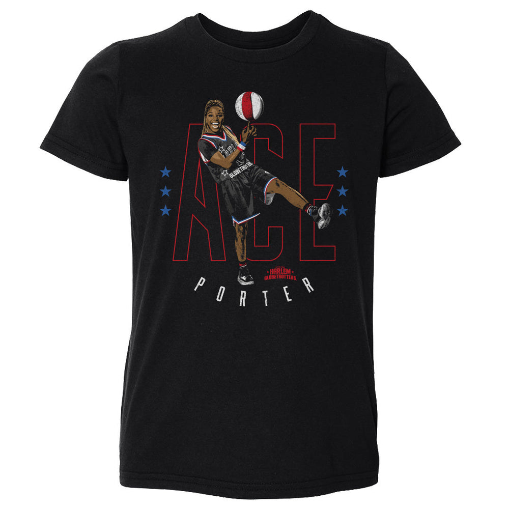 Ace Porter Harlem Globetrotters Outline WHT (ONLINE ONLY)