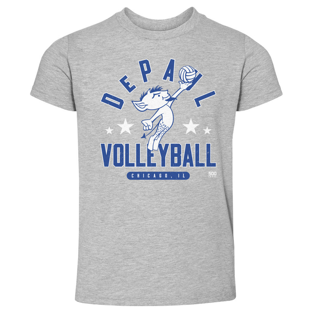 DePaul Blue Demons Vintage Volleyball Blue WHT