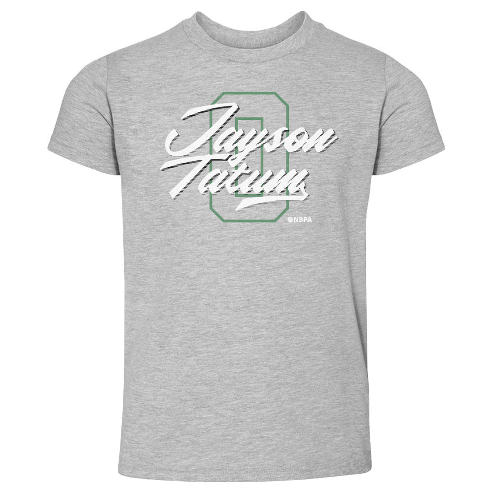 Jayson Tatum Boston Number Script WHT (ONLINE ORDER ONLY)
