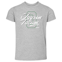 Jayson Tatum Boston Number Script WHT (ONLINE ORDER ONLY)