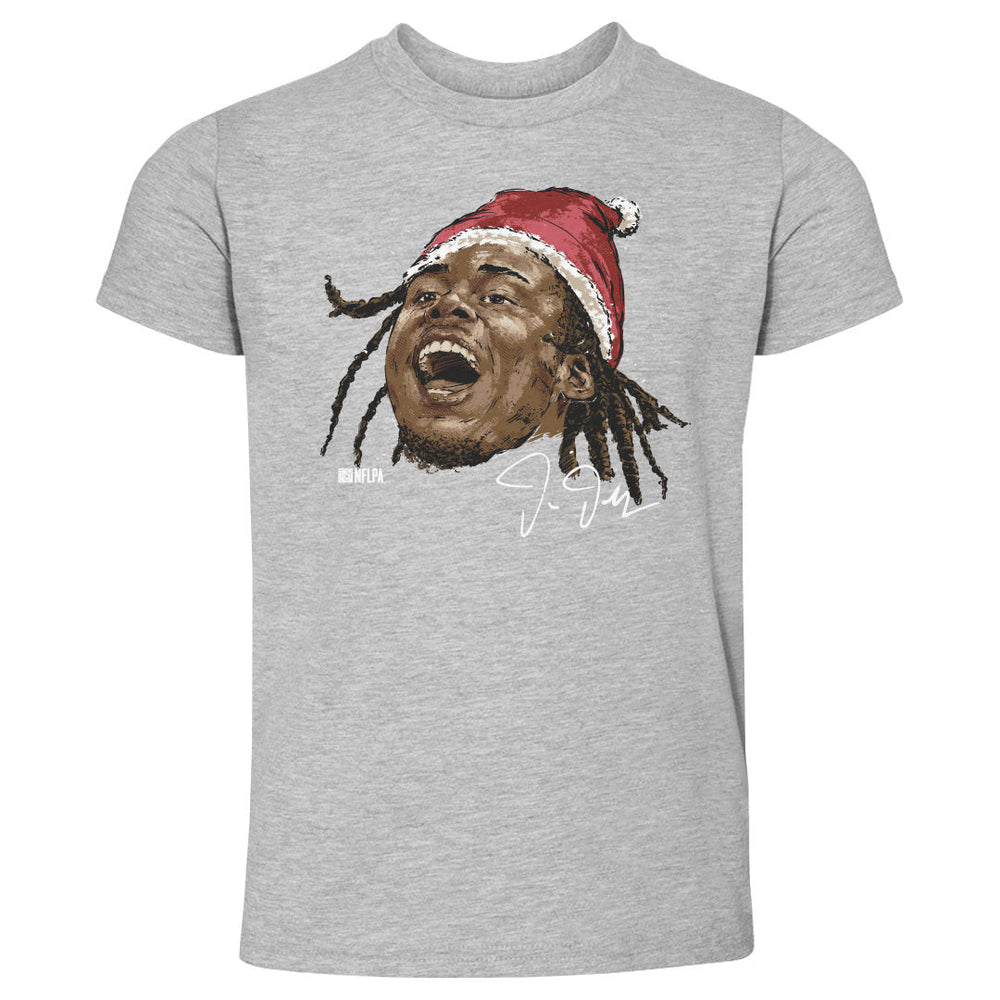 Justin Jefferson Minnesota Portrait Santa Hat WHT (ONLINE ORDER ONLY)