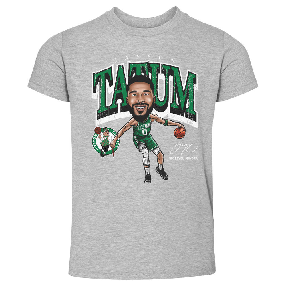 Jayson Tatum Boston Celtics Cartoon WHT (ONLINE ORDER ONLY)